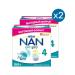 Milk Nan 4 Optipro from 18 months 1050 g 2 pcs