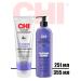 chi Platinum Blonde set of tint balm and shampoo