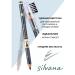 Silvana Official Pencil for the eyes and eyebrows with a brush dark gray - Buy Online on GoSupps.com