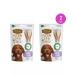 Country delicacies Dog treat for dogs brush your teeth twister with a duck 90g 2 pcs
