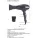 Galaxy Professional hair hair dryer with GL4339 nozzles - Buy Online on GoSupps.com