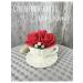 Handmade soap cup with roses