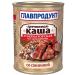 GlavProdukt Stew porridge buckwheat with pork in banks 340 g 8 pcs - Buy Online on GoSupps.com