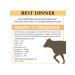 Best dinner Wet food for cats Tender paste with beef 14pam x 100g - Buy Online on GoSupps.com