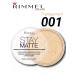 Rimmel Facial Powder Stay Matte tone 001 Transparent 14g