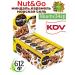 KDV Batonchik Nut & Go almonds with caramel 18x34g