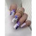 MUSE Nail Design Nail sliders flowers lilac - Buy Online on GoSupps.com