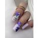 MUSE Nail Design Nail sliders flowers lilac - Buy Online on GoSupps.com