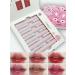 Set of lip glosses lipstick 6 pieces