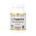 California Gold Nutrition L-theanine with Alphawave 100 mg 60 plant capsules