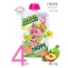 BE-BE-BEARS Puree children's apple-peach without sugar 90 g 4 pcs