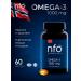 Norwegian Fish Oil NFO Omega-3 1000 mg for beauty and health 60 capsules