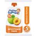 AGUSHA Puree fruit apple-peach 10sh for 90g - Buy Online on GoSupps.com