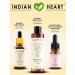 INDIANHEART Massage set oil scraper guasha and a face for facial massage - Buy Online on GoSupps.com