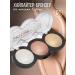 highlighter-bronzer for makeup Palette of dry haylaiters for the face shade 01