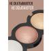 highlighter-bronzer for makeup Palette of dry highlighters for the face shade 02 - Buy Online on GoSupps.com