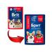 Brit Wet feed Premium for dog dogs in sauce 85 g 5 pcs - Buy Online on GoSupps.com