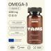 YAMS VITAMINS Omega 3 capsules 1000 mg fish oil 60 pcs
