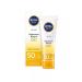 NIVEA SUN -face face cream SPF50 50ml 3 pcs Poland - Buy Online on GoSupps.com