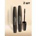 BIELITA Luxury mascara is dark brown 2 pcs 12 ml