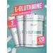Fitrule Nutrition 3 pcs Glutamine amino acid l-glutamine 500 mg 120 capsules