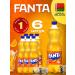 Fanta on the orange taste 6 pcs. 1l