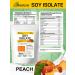 FAVORLINE Soy isolate soy protein 500 g peach - Buy Online on GoSupps.com