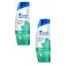 Head & Shoulders Shampoo deep cleansing with peppermint 300 ml - 2 pcs