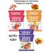 Azov Confectionery Factory Chewing marmalade in bags of 3 types of 2pc 6x70gr
