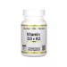California Gold Nutrition Vitamins D3 and K2 60 plant capsules