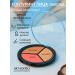 ART SOFFIO Corrector blush highlighter palette for contouring faces 3 in 1