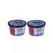 Organic shop Body scrub rejuvenating moisturizing blueberries 2x250 ml
