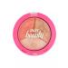 golden rose Blood and Highlighter for the face Miss Beauty Glow Baked Trio 65 g