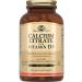 SOLGAR Calcium citrate with vitamin D3 120 pcs tablets weighing 1602 mg