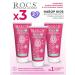 ROCS Toothpaste for children kids raspberry smoothies 3pcs 45g