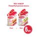 Semper Set of fruit-gran puree multi-chief 3pcs apple-peach 3pcs