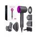 SUPERSONIC Gray hairdryer with purple (6 in 1) 3M - Buy Online on GoSupps.com