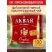 AKBAR Tea in bags black 100 pcs Ceylon