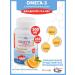 Tymlatsky fish processing plant Omega 3 dietary supplies from wild salmon orange for children 250 pcs