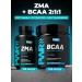 PWR Ultimate Power BCAA 2-1-1 capsules and a zma testosterone booster