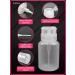 TERENBERG Pump for manicure bottle with a dispenser of a jar of a jar 220ml - Buy Online on GoSupps.com