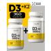 SHlife Vitamin D3 K2 5000 IU 360 pcs