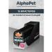 AlphaPet Wet food for adult cats Paste with salmon 15pcs x 85g