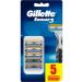 GILLETTE Exchange cassettes for razor Sensor3 5 pcs