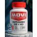 MOVI Vitamin D3 2000 Me + K2 120 capsules