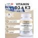 MOUNTVIT Vitamin D3 K2 350MCG 50 capsules