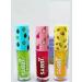 Cosmetics sale Set of lip glossy fruit tastes