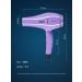 Dewal Professional hairdryer with ionization Fiesta 03-2010 Lavender - Buy Online on GoSupps.com