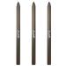 Marvel Cosmetics Pencils for eye makeup waterproof W02 Brown 3 pcs