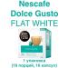 Nescafe Dolce Gusto Dolce Gusto Flat White 1Up 16kap capsules